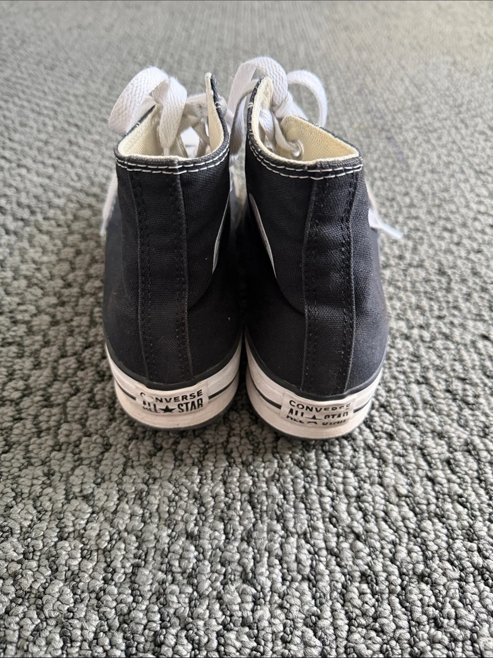 Converse Black and White Kids High Top Sneakers